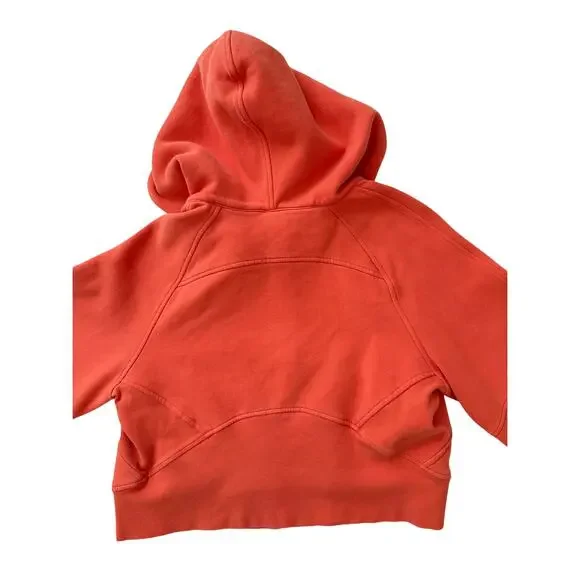 lululemon warm coral 1/2 zip scuba hoodie - size XS/S - Picture 3 of 5
